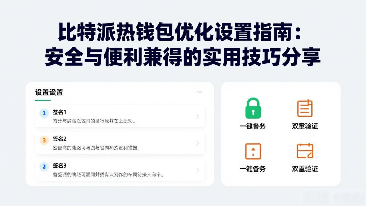 比特派钱包多签设置_比特派钱包手续费优化_如何在比特派钱包中优化热钱包设置？