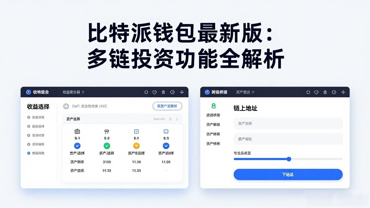 比特派钱包最新版本_探索比特派钱包最新版本中的投资选择与机会_多链资产管理的比特派钱包