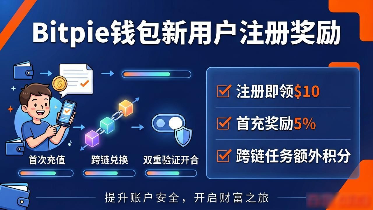 Bitpie钱包注册奖励_Bitpie钱包新手任务体系_Bitpie钱包app官网的用户注册奖励解析