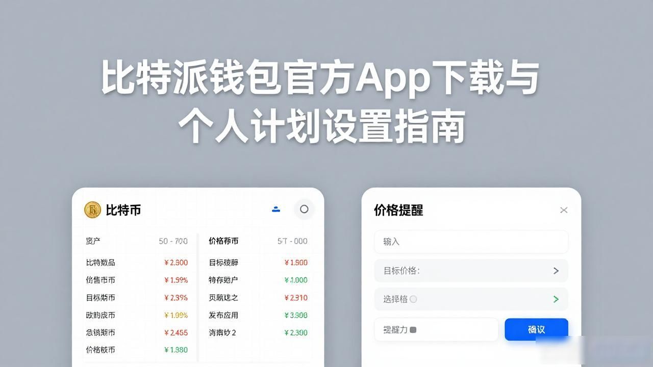 比特派资产管理功能_如何在比特派钱包下载官方app中设置个人计划?_比特派个人计划设置