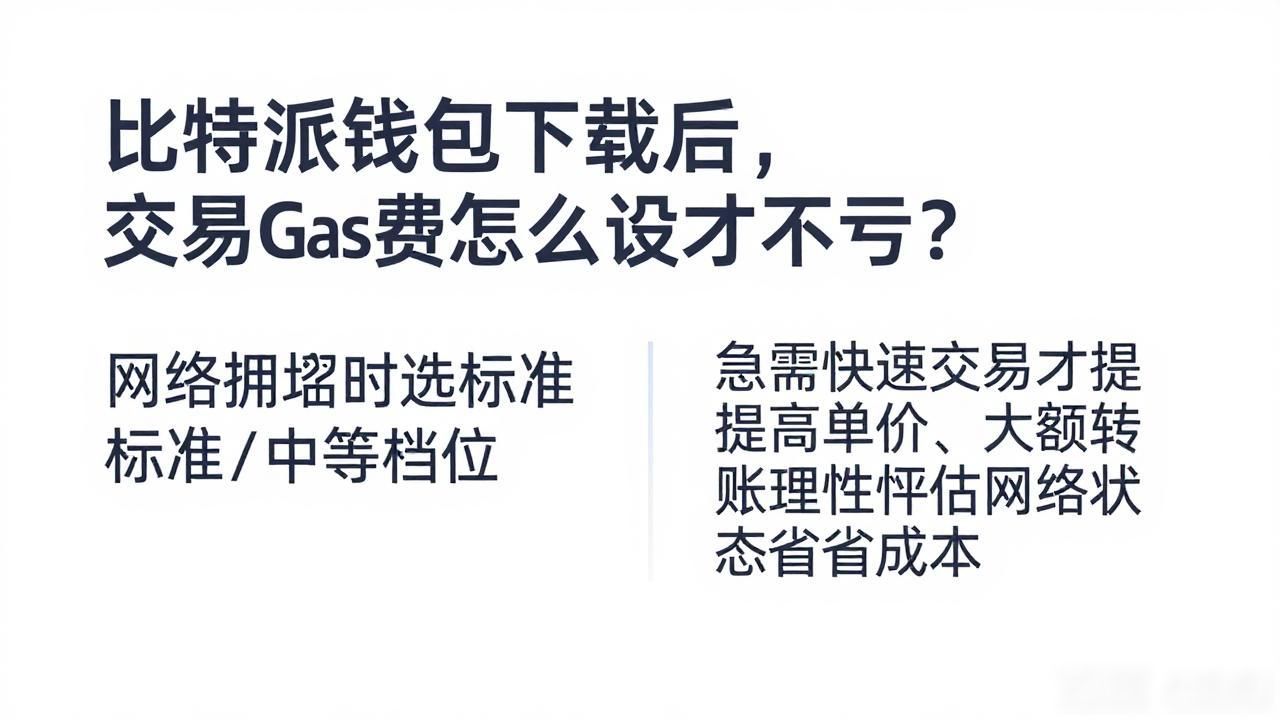 不同区块链网络手续费差异_比特派钱包转账费用设置_下载比特派钱包后，你需要注意的交易费用设置