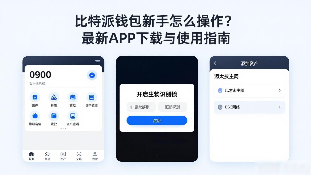 比特派最新钱包app下载中引导用户的新手教程_比特派钱包安全使用指南_比特派钱包新用户初始化流程
