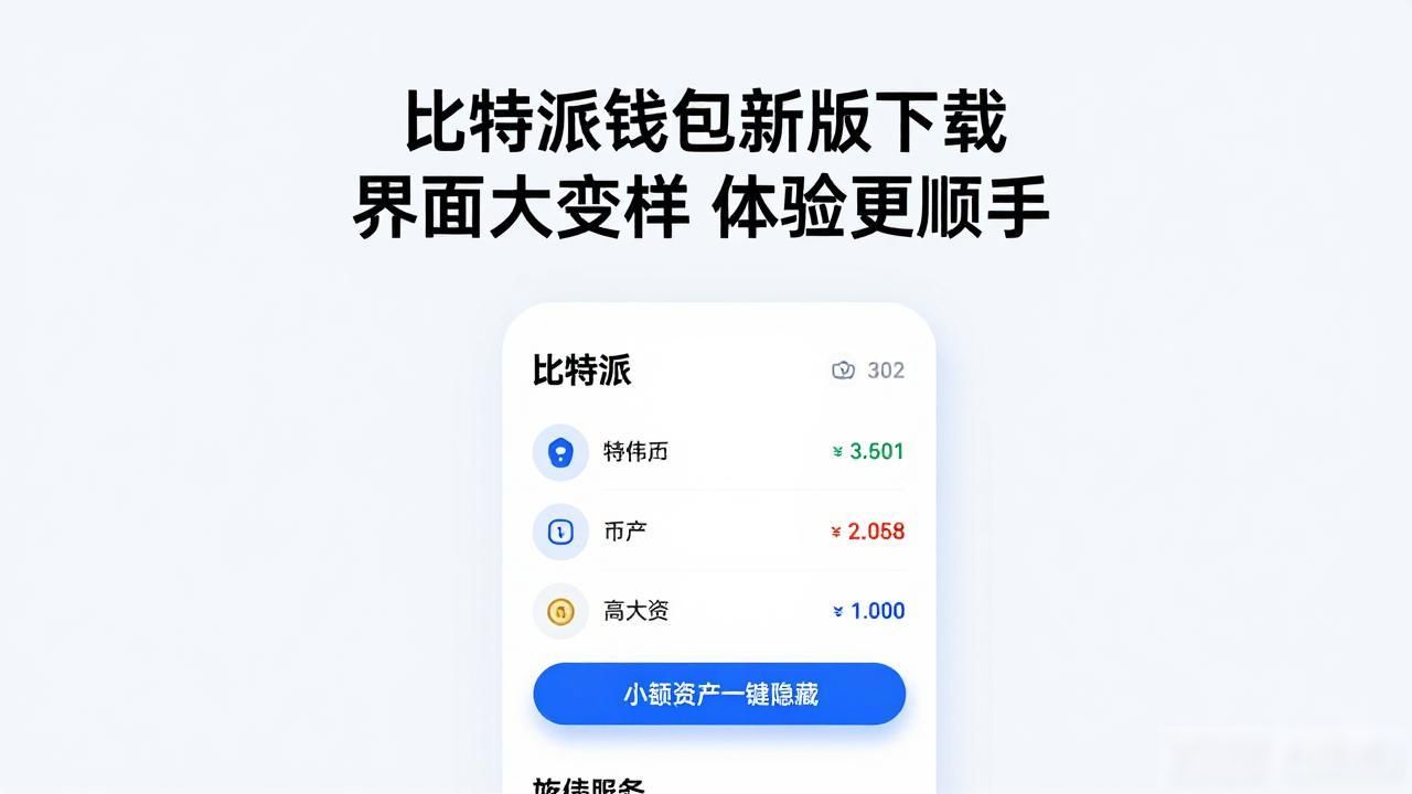 比特派钱包app官方下载最新版本的用户界面变化与体验_导航栏调整常用功能_比特派钱包最新版本界面优化