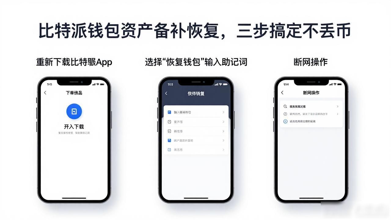 比特派钱包私钥恢复教程_比特派钱包助记词备份_比特派钱包中的资产备份和恢复方法